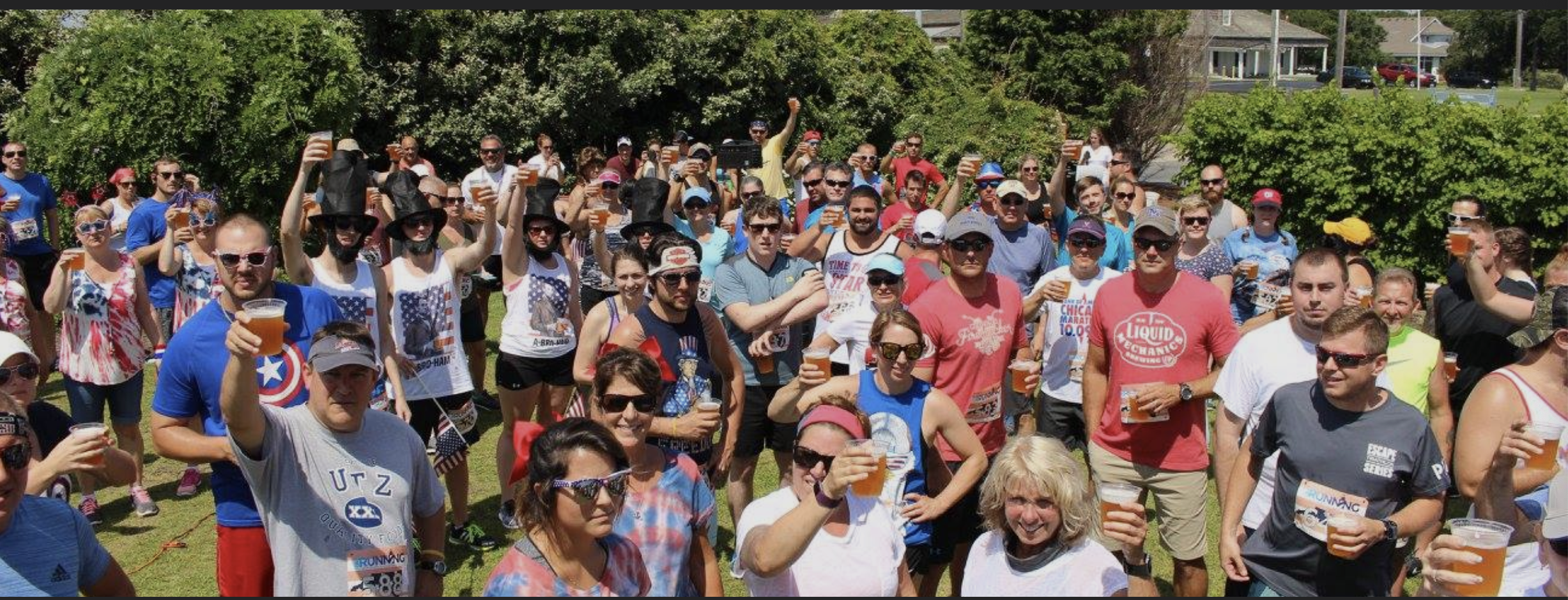 The Independence 1 Miles Beer Run event